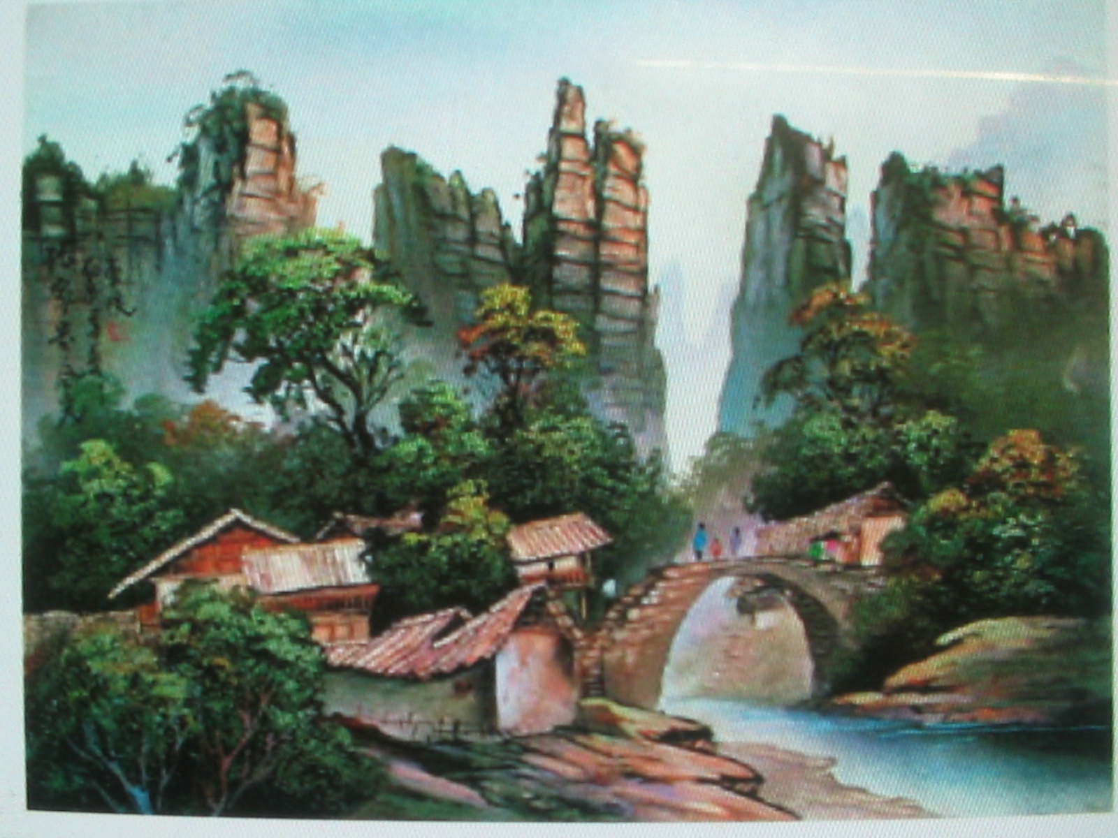 Pasting picture of stones